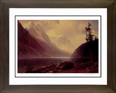 Albert Bierstadt “Lake Louise” Framed Print (30x24)-1