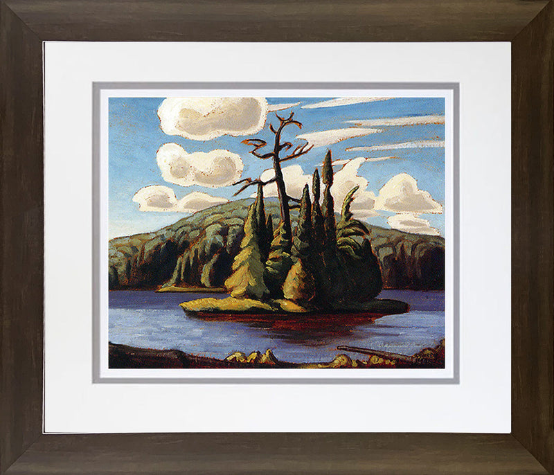 Lawren Harris Group of Seven “Island in the Lake” Framed Print-1