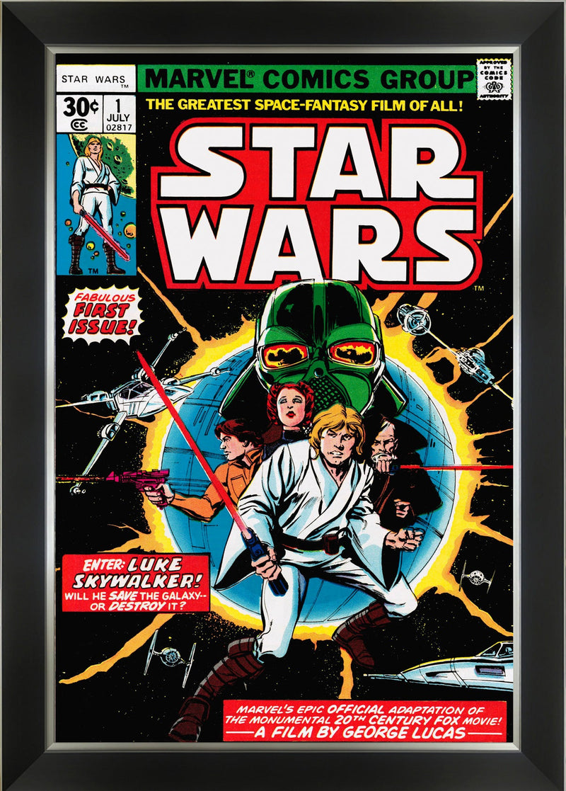 Marvel Star Wars #1 First Issue Comic Cover Reproduction-1