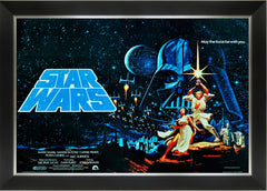 Star Wars Episode IV a New Hope Framed Poster Print Wall Art-1