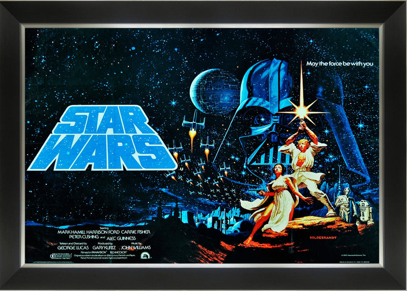 Star Wars Episode IV a New Hope Framed Poster Print Wall Art-1