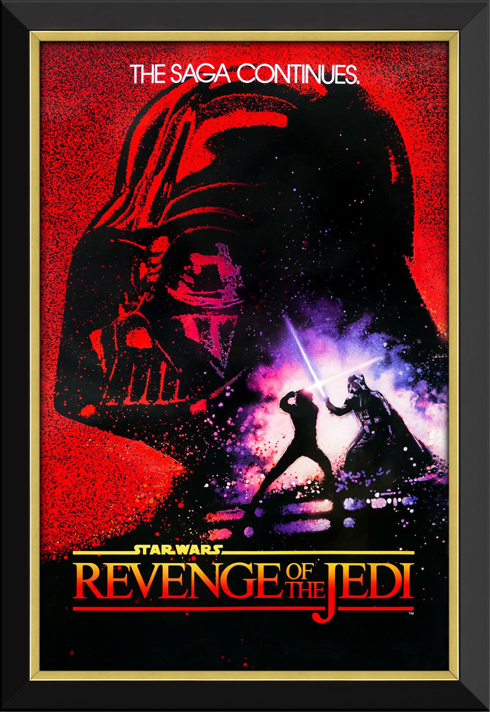 Star Wars Episode VI Revenge of the Jedi Framed Poster