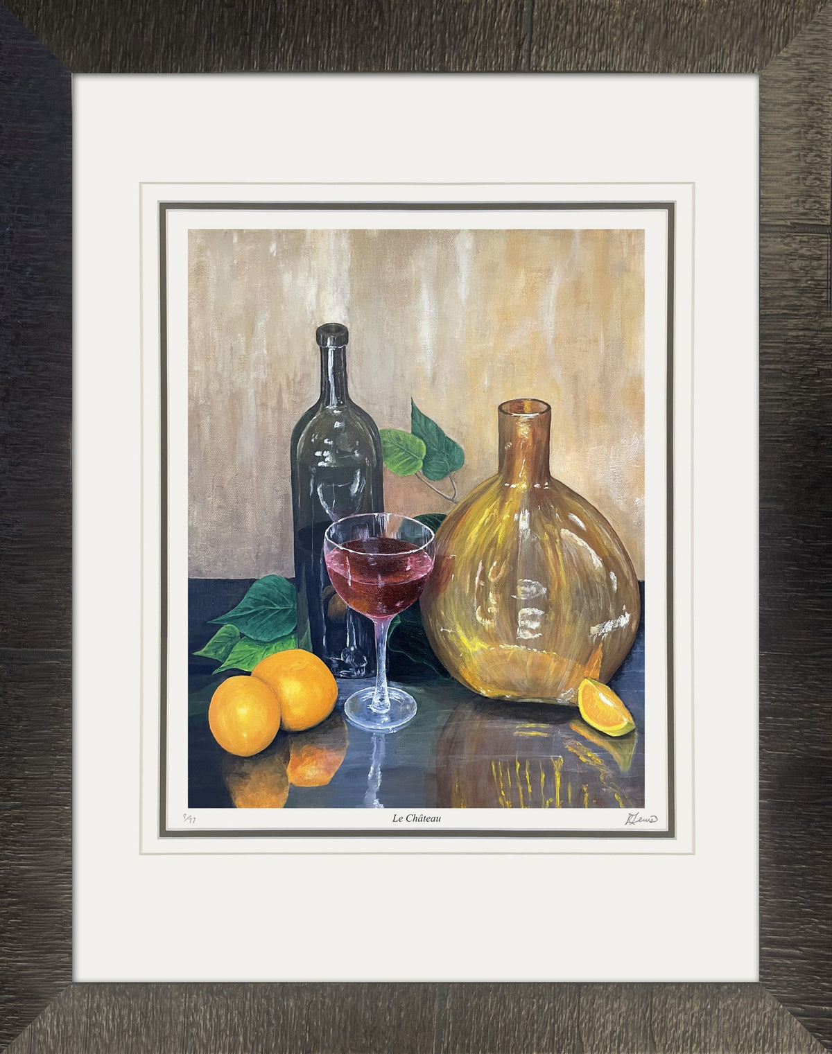 Le Château, Framed Art Print by Ryan Lewis /77 (30x24)