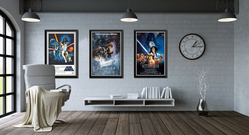 Star Wars Episode IV a New Hope Framed Poster Print Wall Art-2