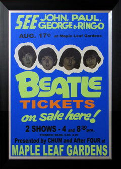 The Beatles Maple Leaf Gardens 1966 Framed Photo (33.5x23.5)-1