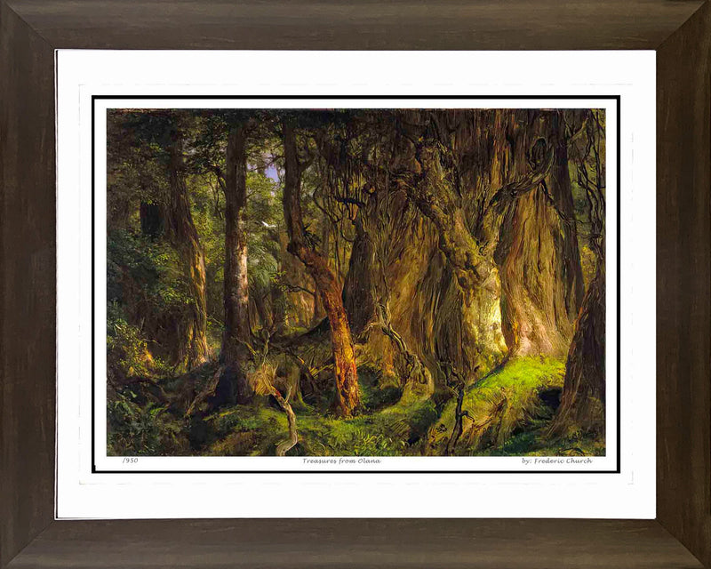 Frederic Church “Treasures from Olana” Framed Print (30x24)-1