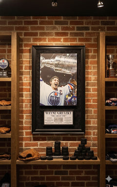 Wayne Gretzky Signature Plaque & Canvas (49.5x29.5)-2