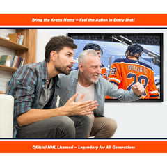 Connor McDavid and Leon Draisaitl Edmonton Framed Canvas-2