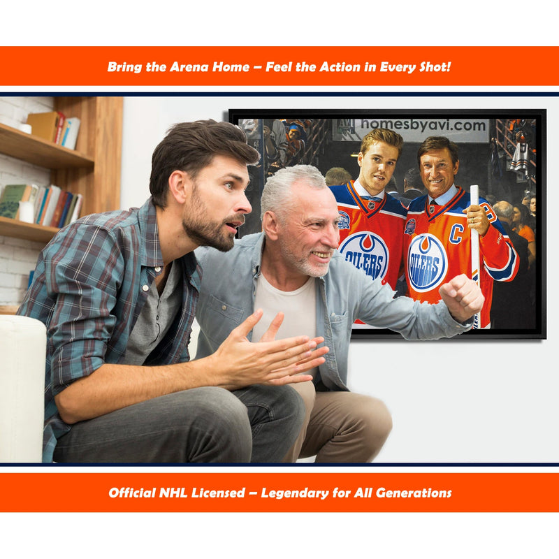 Wayne Gretzky Connor McDavid Edmonton Oilers NHL Display-2