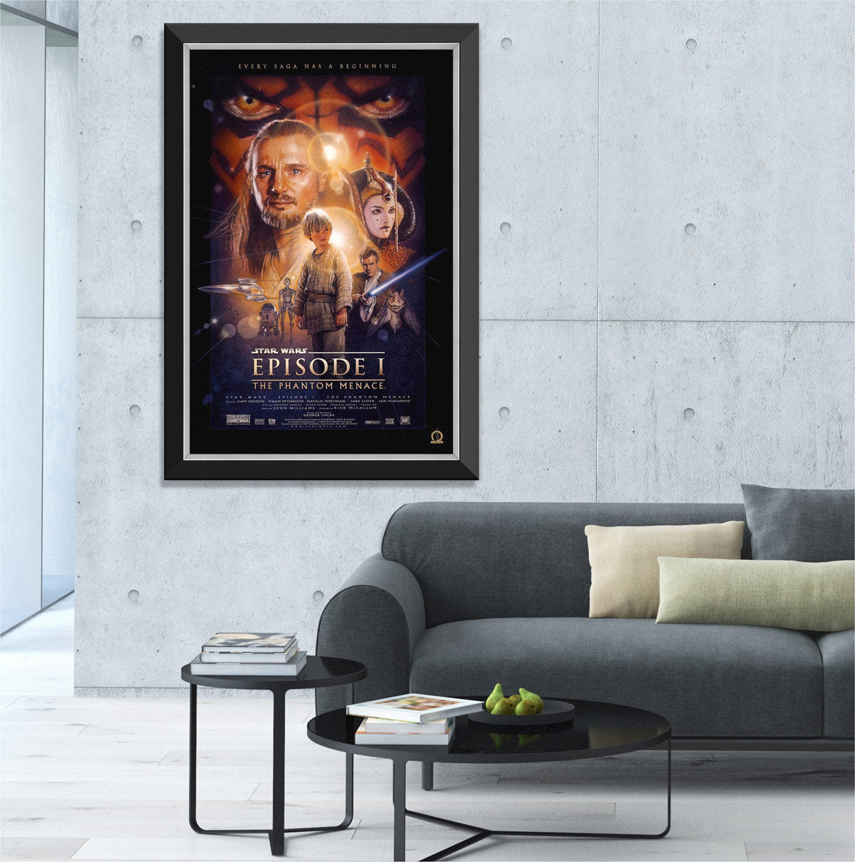 Star Wars Episode I the Phantom Menace Framed Poster Print-3