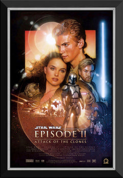 Star Wars Episode II Attack of the Clones Framed Poster-1