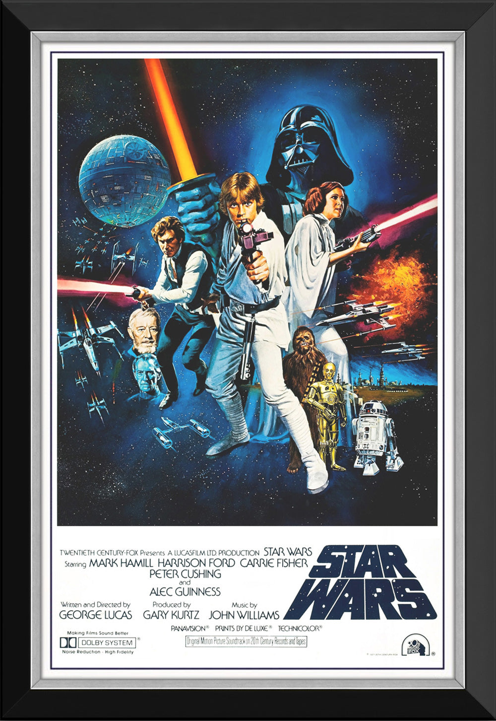 Star Wars Episode IV A New Hope Blasters Framed Poster-1