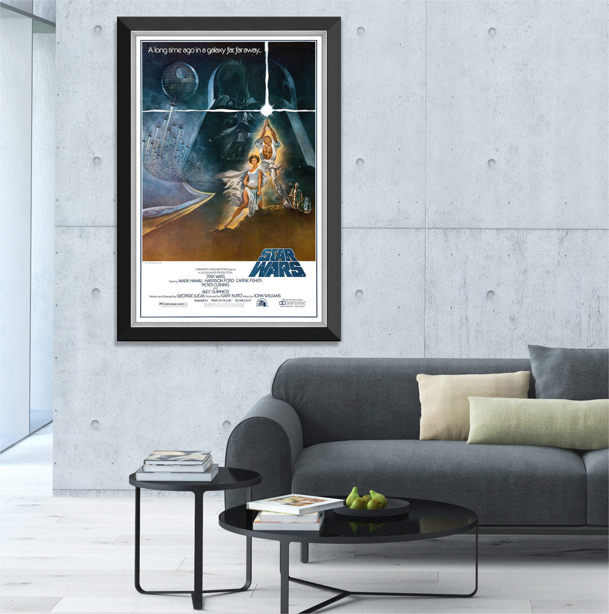 Star Wars Episode IV A New Hope Lightsaber Framed Poster-3