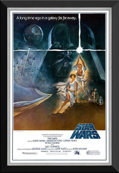 Star Wars Episode IV A New Hope Lightsaber Framed Poster-1