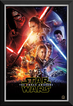 Star Wars Episode VII The Force Awakens Framed Poster (33.5x23.5)-1