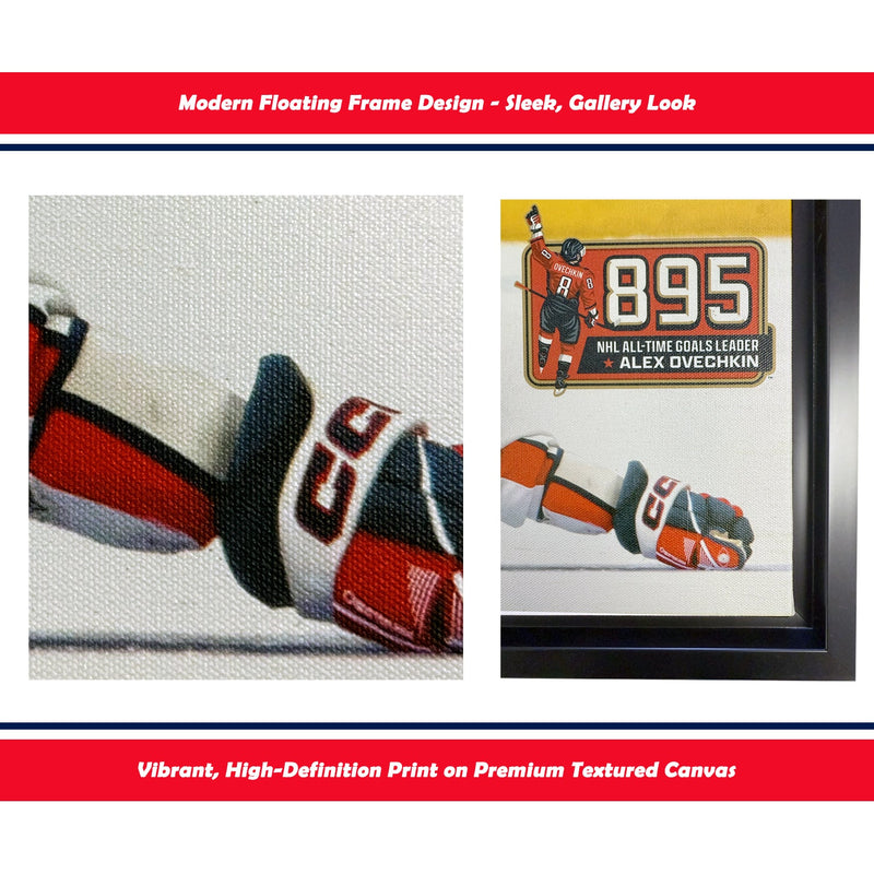 Alexander Ovechkin Goal #895 Capitals Framed Print (31.5x22.5)-5