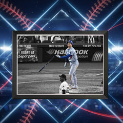 Shohei Ohtani Framed Canvas 50th Home Run Record Moment-3