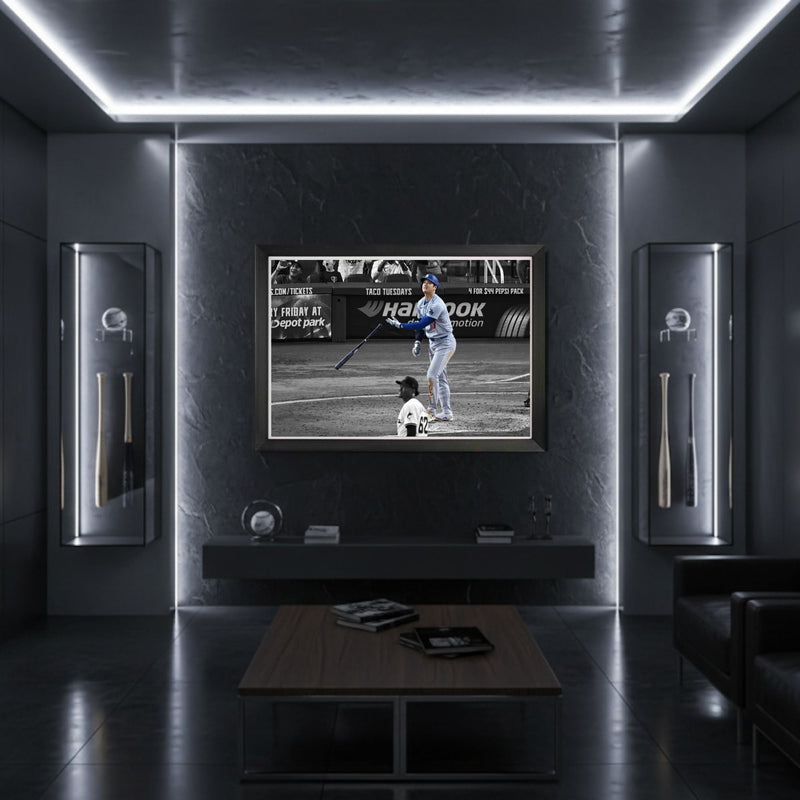 Shohei Ohtani Framed Canvas 50th Home Run Record Moment-5
