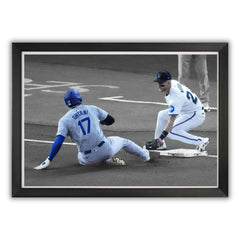 Shohei Ohtani Framed Canvas - 50th Stolen Base Milestone-1