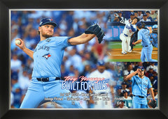 Trey Yesavage 2025 World Series Game 5 Framed Canvas (33.5x23.5)-1