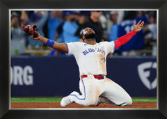 Vladimir Guerrero Jr. 2025 ALCS Celebration Framed Canvas-1