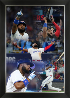 Vladimir Guerrero Jr. 2025 ALCS Moments Framed Canvas (33.5x23.5)-1
