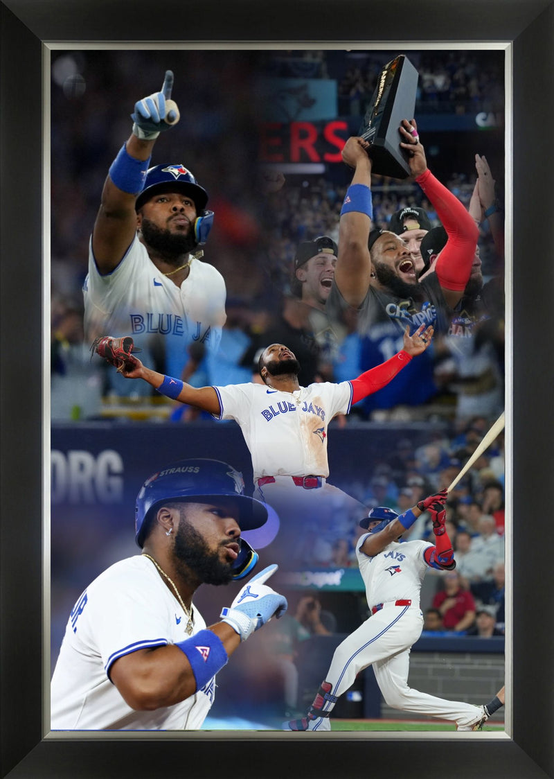 Vladimir Guerrero Jr. 2025 ALCS Moments Framed Canvas (33.5x23.5)-1
