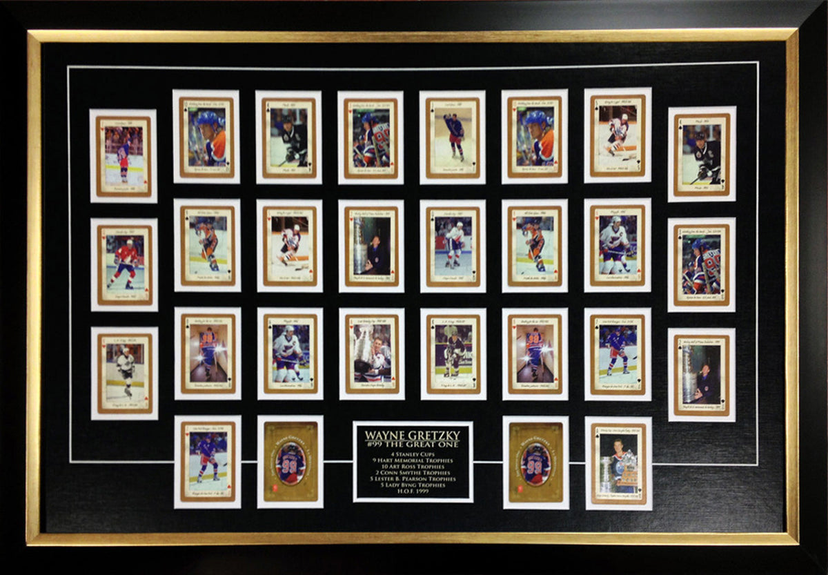 Wayne Gretzky the Great One Card Deck Display (31x25)-1