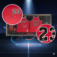 Michael Jordan Epic Chicago Bulls Framed Rookie & Jerseys (97x45)-2