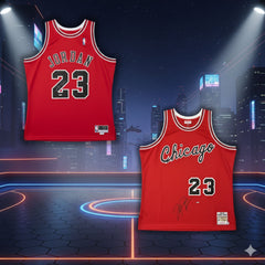 Michael Jordan Epic Chicago Bulls Framed Rookie & Jerseys (97x45)-3