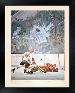 Henderson & Cournoyer “Shot Heard Around the World” Litho (30x24)-1
