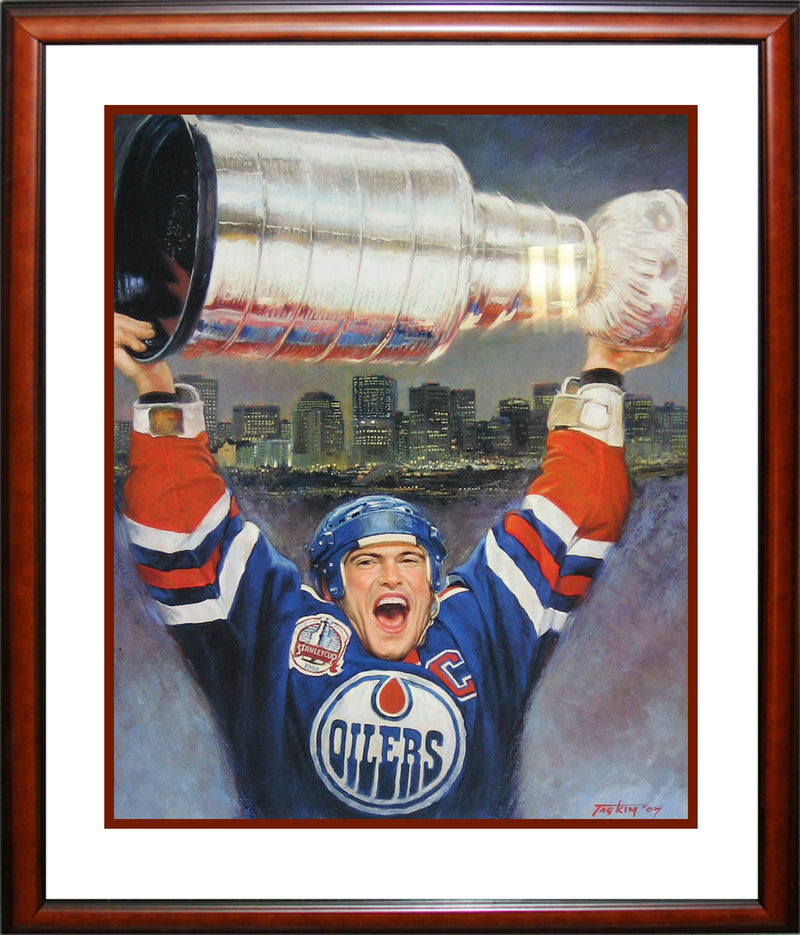 Mark Messier Limited Edition Lithograph /1111 (32x28)-1