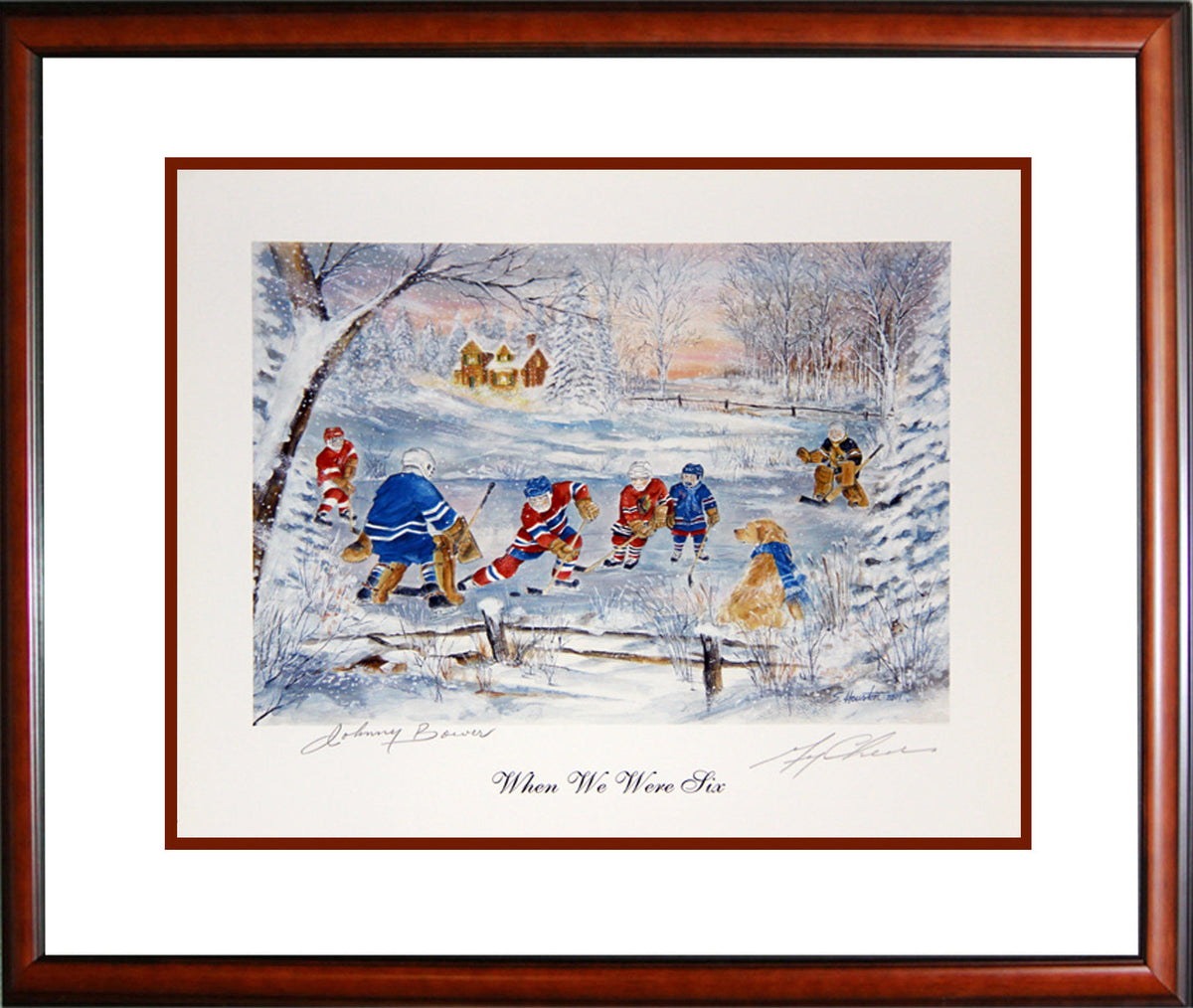 When We Were Six Signed Lithograph (16x14)-1
