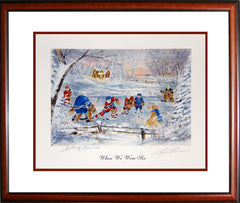 When We Were Six Signed Lithograph (16x14)-1