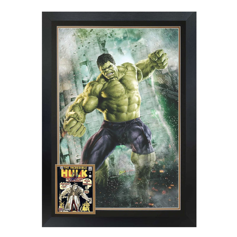 Stan Lee Signed Incredible Hulk #1 Framed Marvel Collectible-1