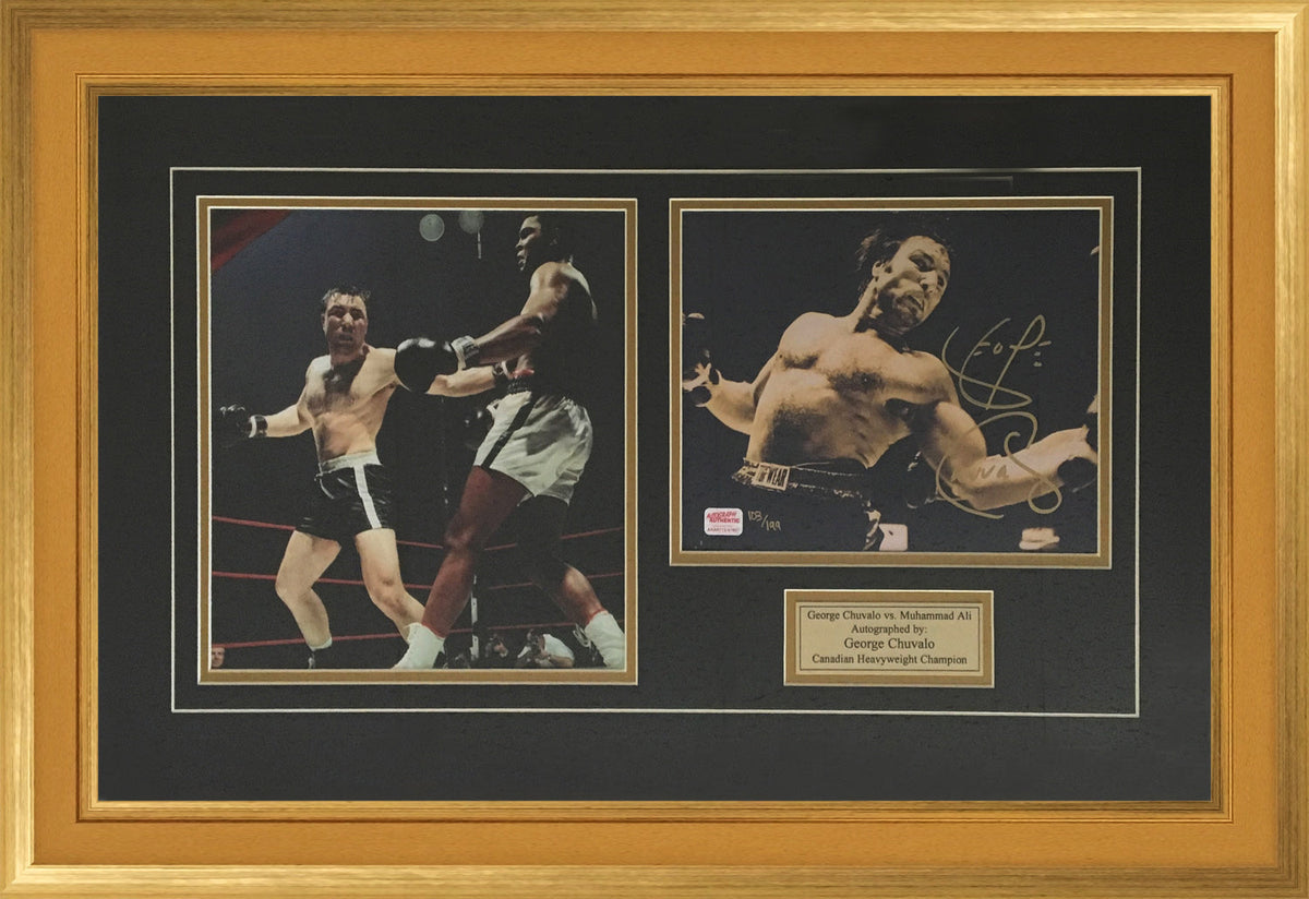 Muhammad Ali & George Chuvalo Framed Photo Set /199 (32x24)