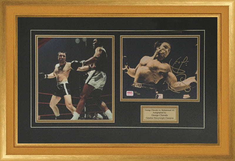 Muhammad Ali & George Chuvalo Framed Photo Set /199 (32x24)-1