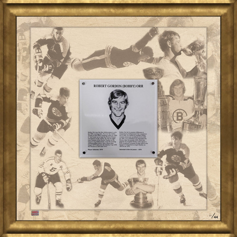 Bobby Orr Historic Collectors Plaque - Limited Edition of 44 /44-1