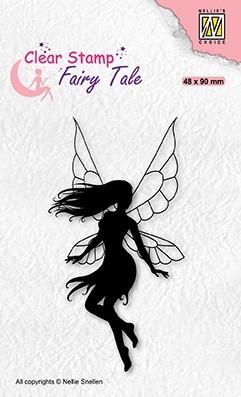 Nellie's Choice Clear Stamp Fairy Tales Dancing Elf-1-1
