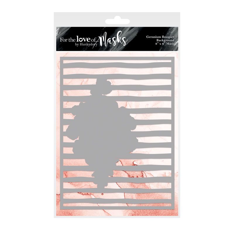 For The Love Of Masks - Geranium Bouquet Background Mask-1