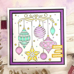 Pour l'amour des timbres - Vœux de Noël Sentiment Strips-5