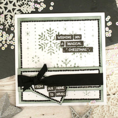 Pour l'amour des timbres - Vœux de Noël Sentiment Strips-6