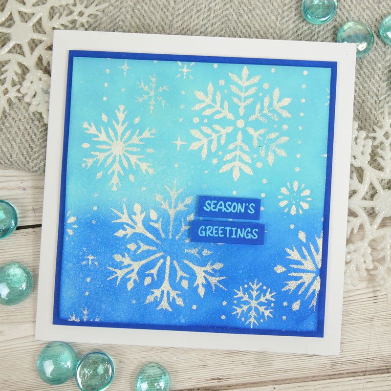 Pour l'amour des timbres - Vœux de Noël Sentiment Strips-3