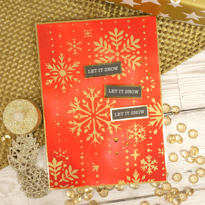 Pour l'amour des timbres - Vœux de Noël Sentiment Strips-4