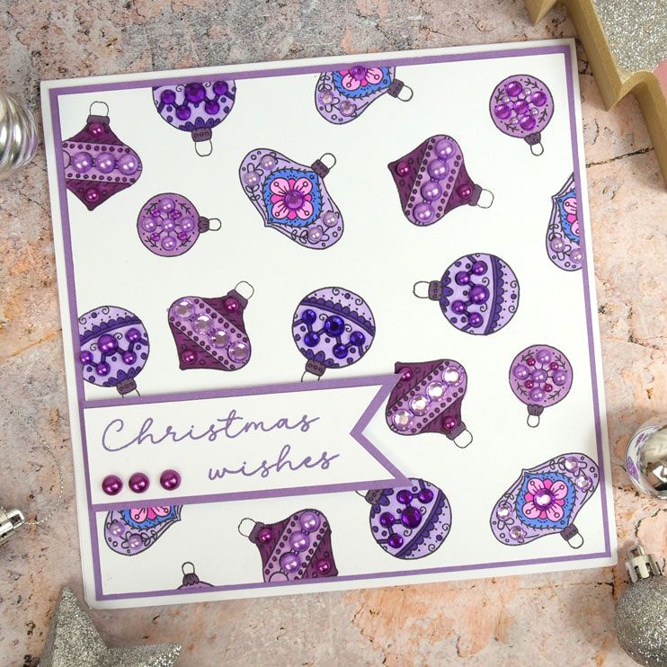 Pour l'amour des timbres - Chaussettes de Noël et boules-5