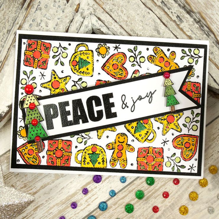 For the Love of Stamps - A Patterned Christmas-3