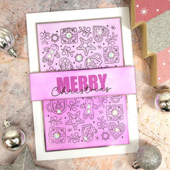 For the Love of Stamps - A Patterned Christmas-5