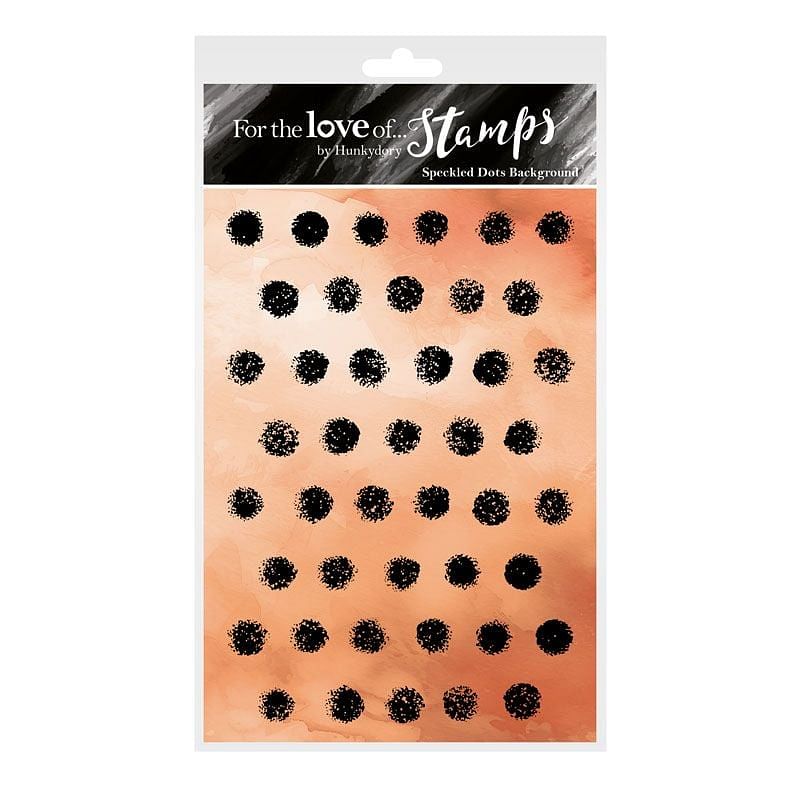 For the Love of Stamps - Speckled Dots Background-1