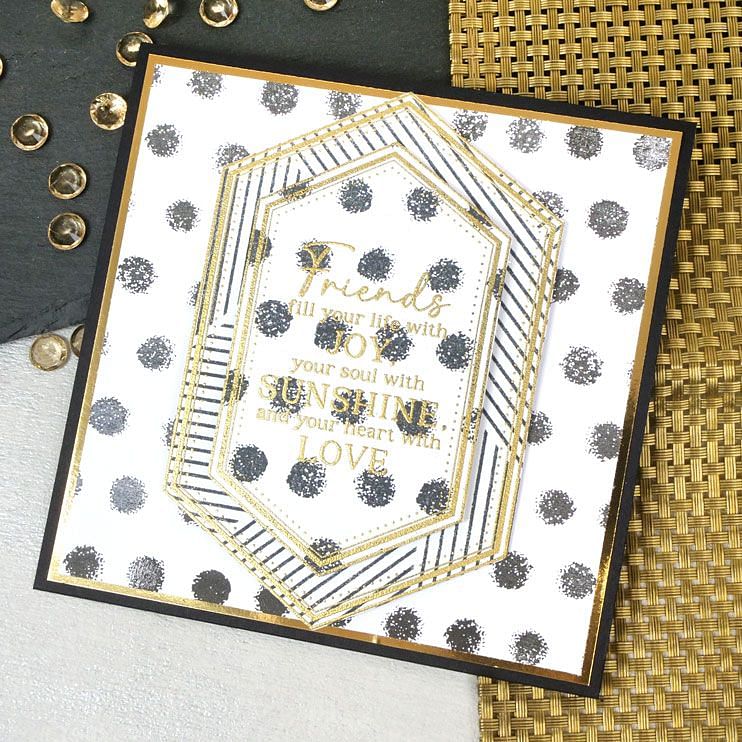 For the Love of Stamps - Speckled Dots Background-3