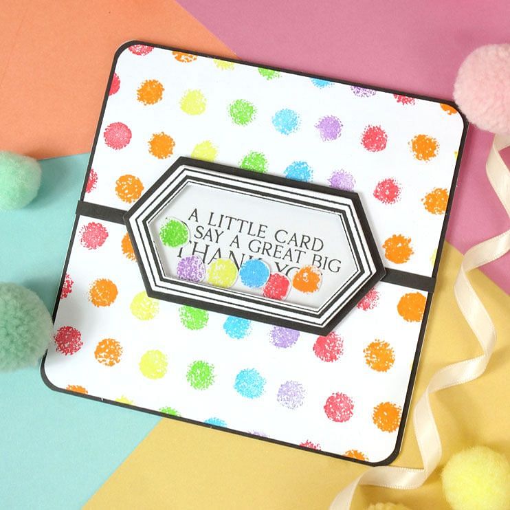 For the Love of Stamps - Speckled Dots Background-2